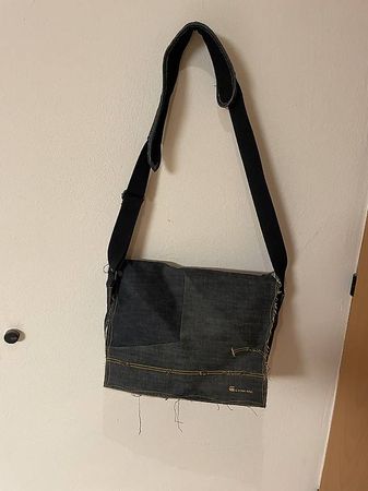Jeans Crossbody Laptop Tasche