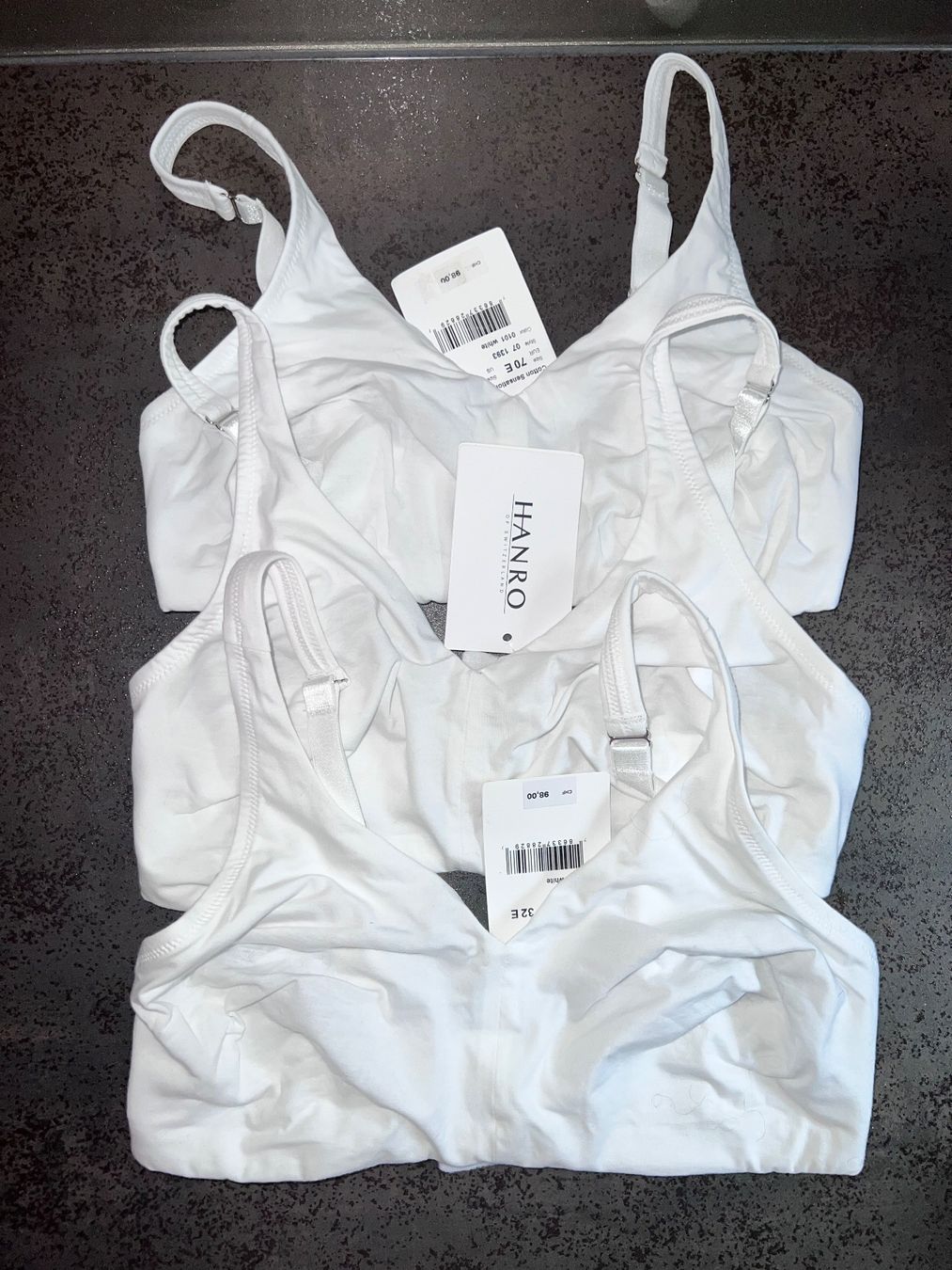 Hanro Altra biancheria intima: 3 BH HANRO 70E neu 3 – Nuovo (secondo la descrizione) da Dornach venduto da samuti