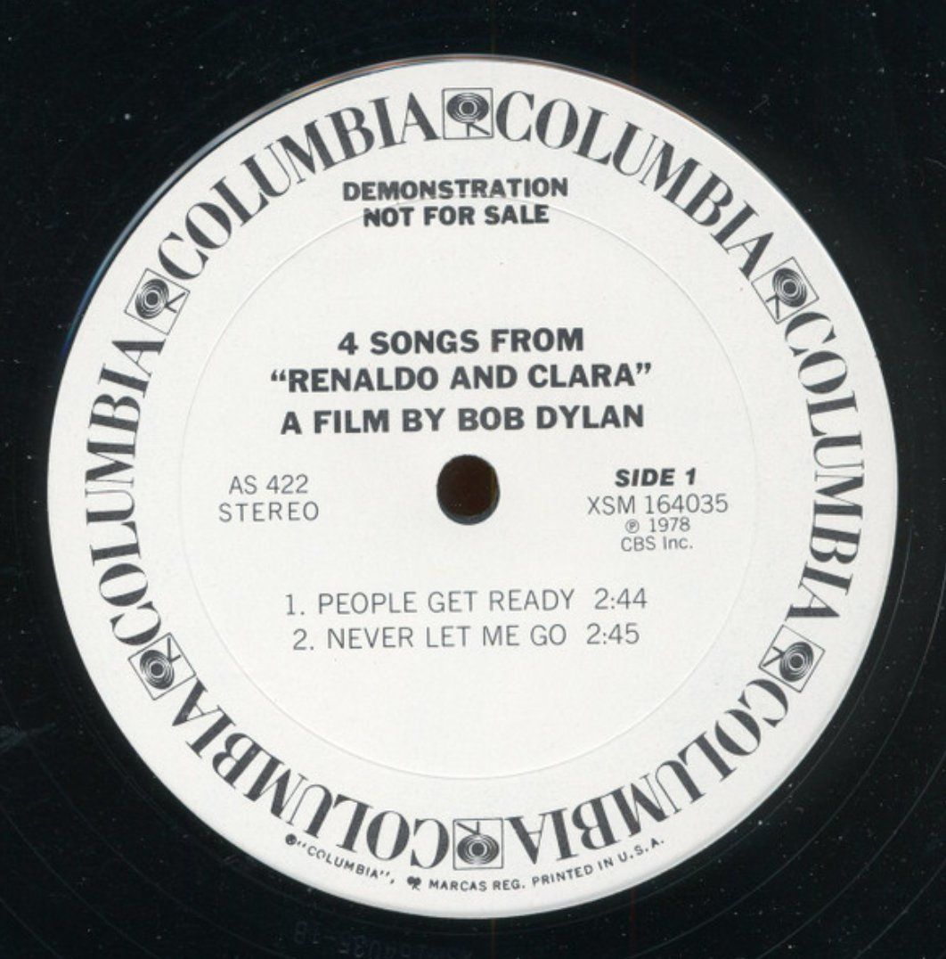 Schallplatten: Bob Dylan - 4 Songs From "Renaldo And Clara" – Gebraucht aus Basel von afetz 1