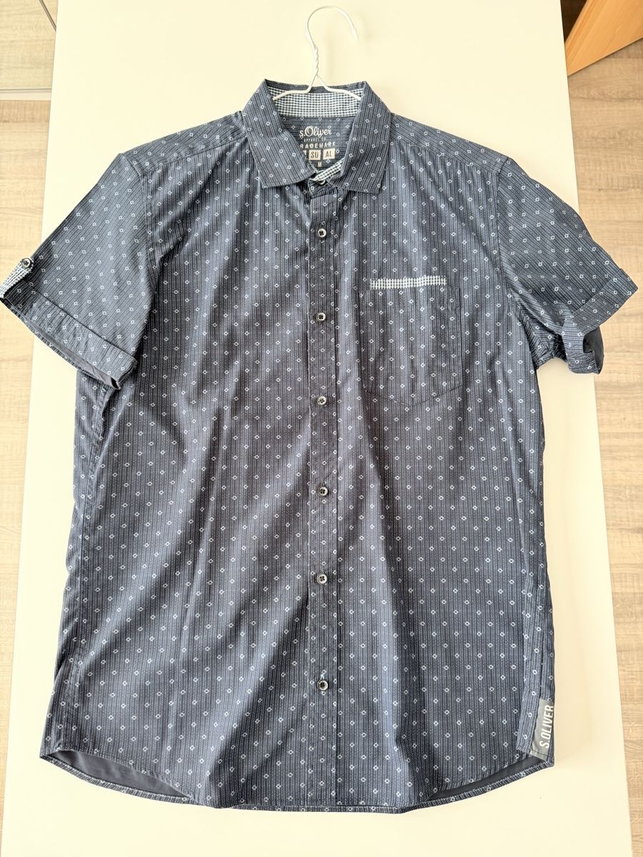 S.Oliver Camicie: S.Oliver Hemd kurzarm Gr. M Slim Fit – Nuovo (secondo la descrizione) da Fraubrunnen venduto da 5baechers