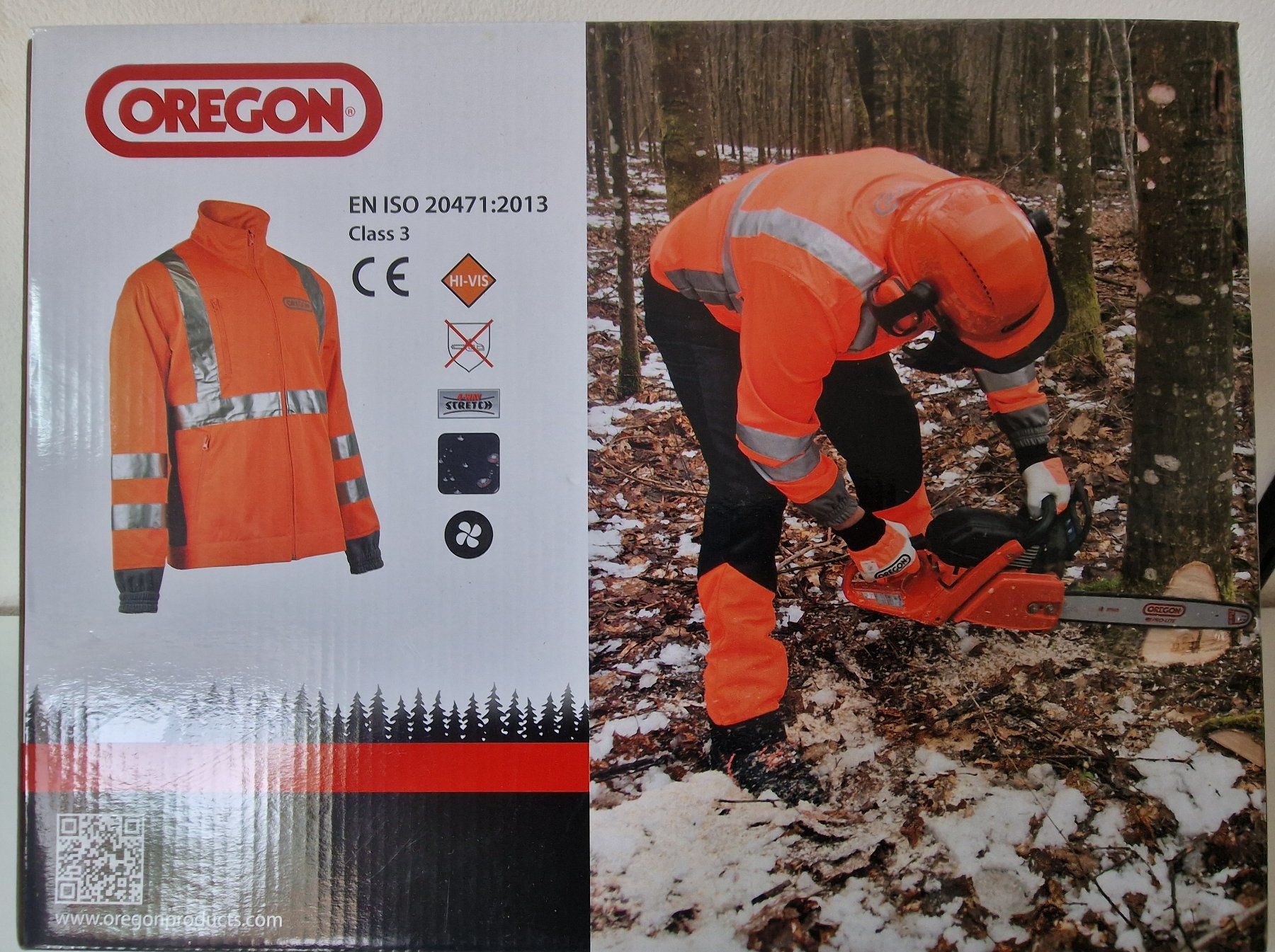 Giacche: Warnschutz-Forstjacke Oregon Gr. M – Nuovo (secondo la descrizione) da Uerkheim venduto da Kaufoption 1