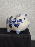 Original Delft Blauw Sparschwein – Handbemalt