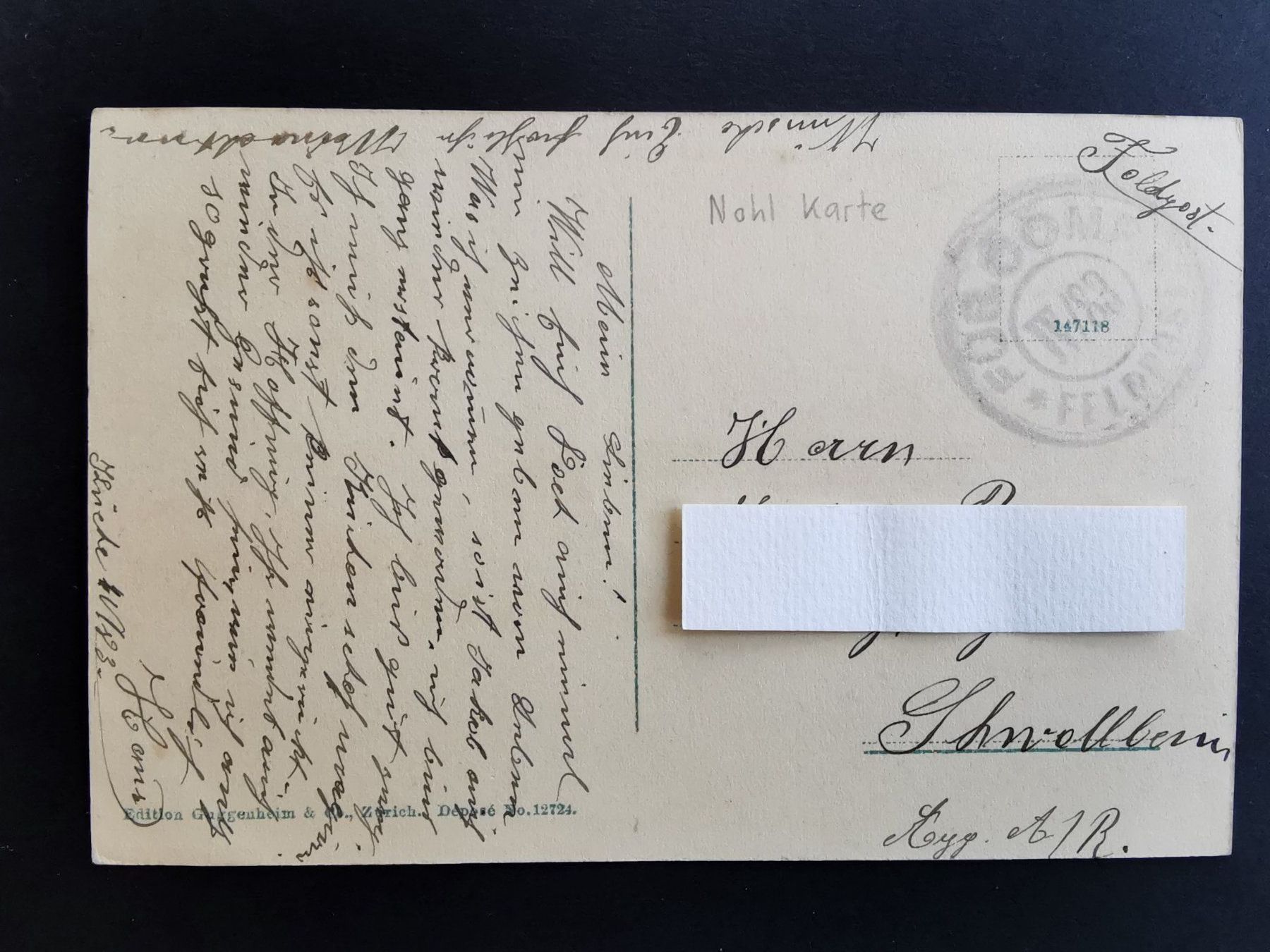 Cartoline postali: Eglisau  Zürich  Ansichtskarte  Feldpost  AK – Usato da Rheineck venduto da kat_7gld 1
