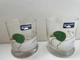 Zwei Leonardo Whisky Gläser