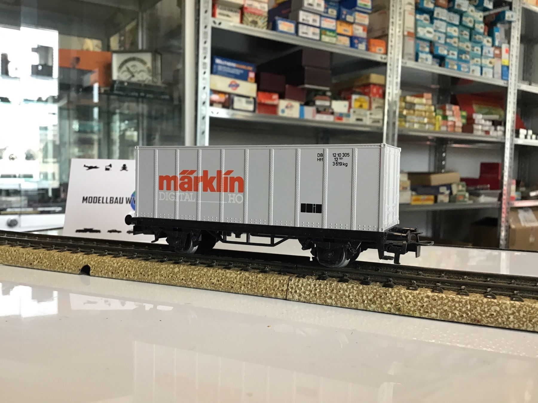 Märklin Modellini di ferrovie: Märklin Güterwagen HO – Usato da Männedorf venduto da Modell-Spezialisten 1