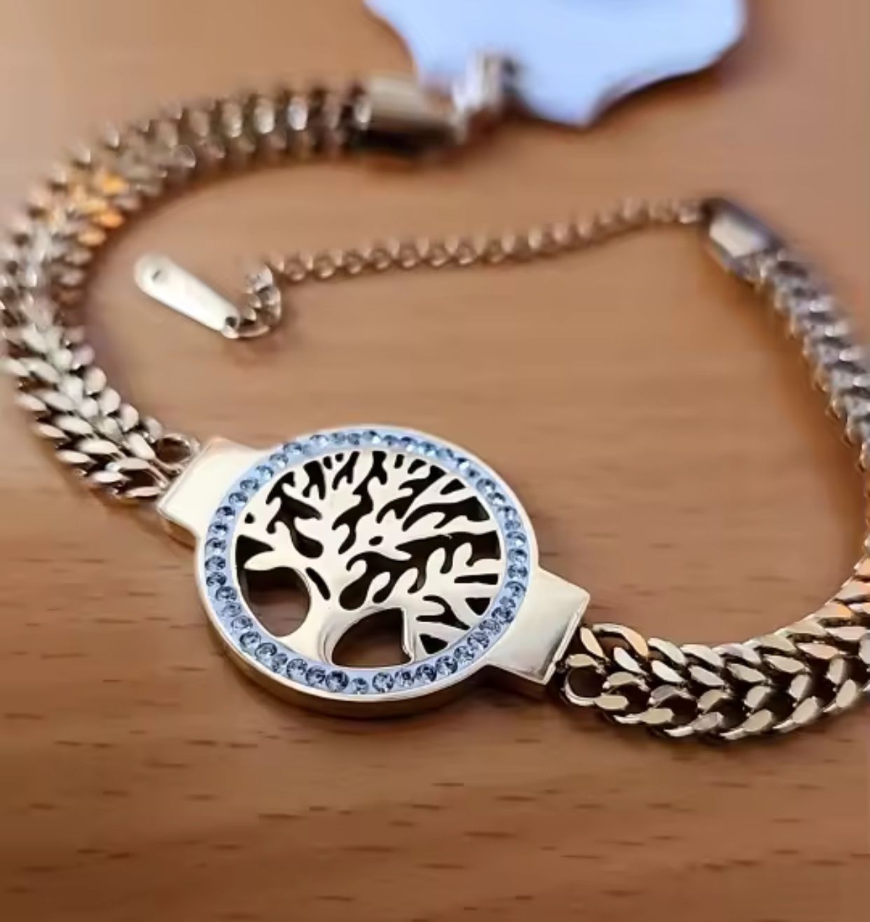 Bracciali & Braccialetti: Lebensbaum Armband 24karat vergoldet – Usato da Hemmental venduto da BlingBling1 1