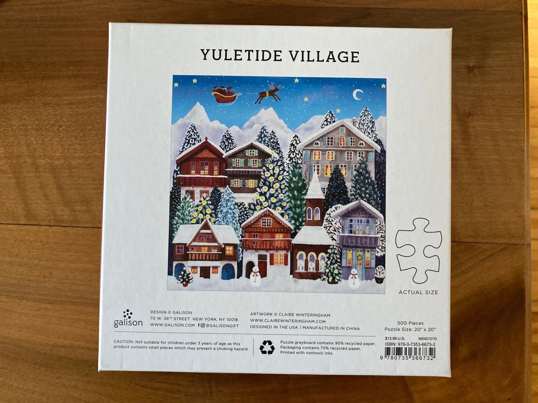 Ravensburger Puzzle: Puzzle Yuletide Village Ravensburger Puzzle – Usato da Zürich venduto da NizzaTunis 1
