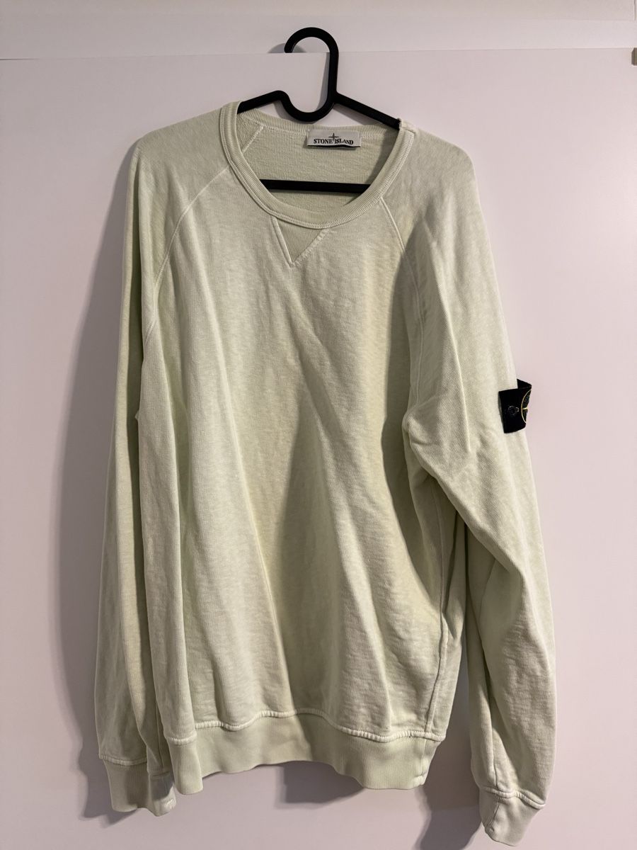 Stone Island Maglioni & Felpe: Stone Island Pullover hellgrün Grösse L guter Zustand – Usato da Augst BL venduto da Mawi5