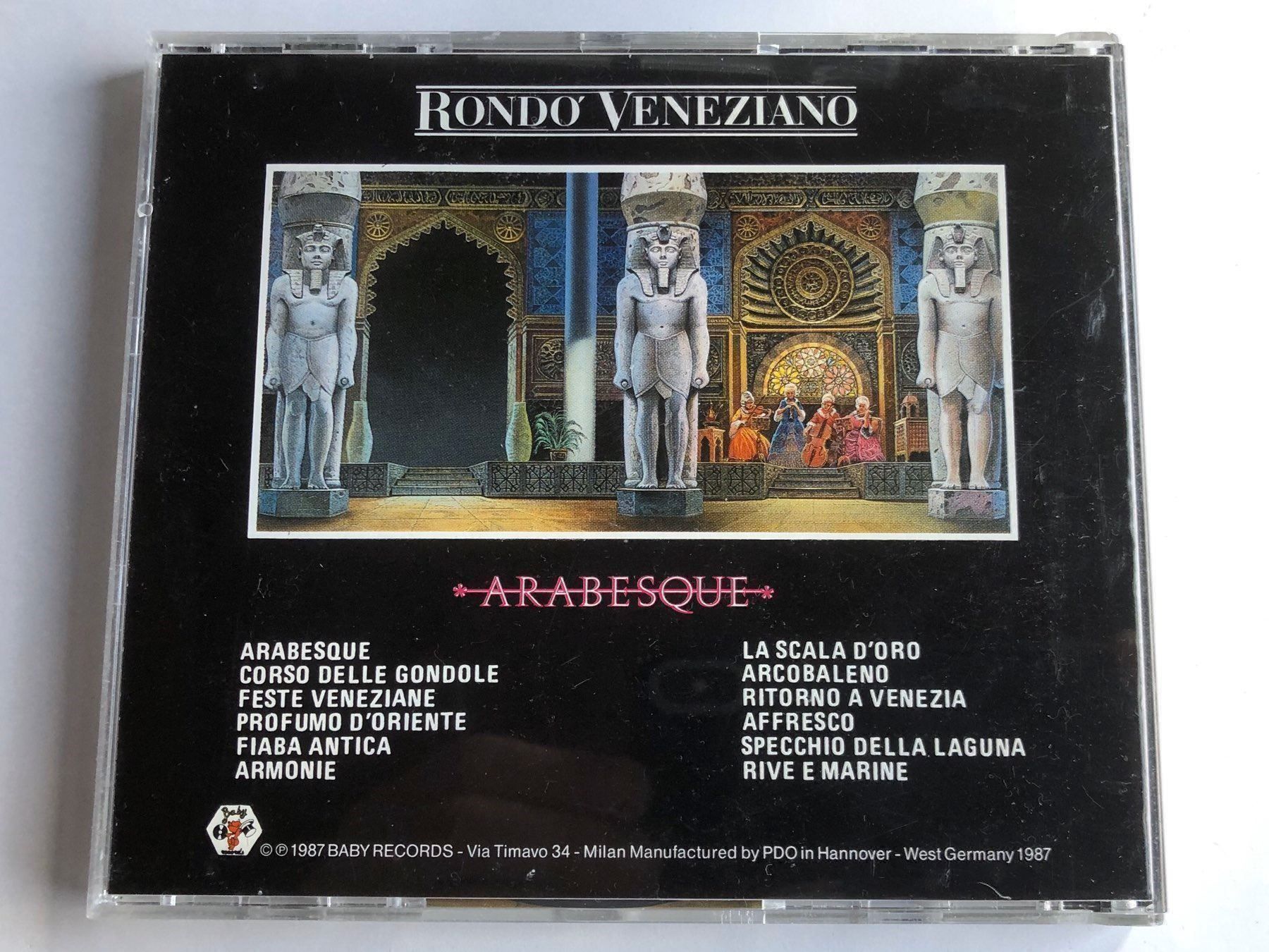 CD: Rondo Veneziano CD - Arabesque – Usato da Oberried Brienz venduto da Chyara 1
