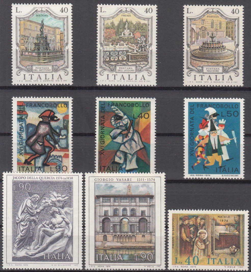 Tous les timbres: Italien 1974 postfrisch – D'occasion à Bürglen TG par StampGraf 3
