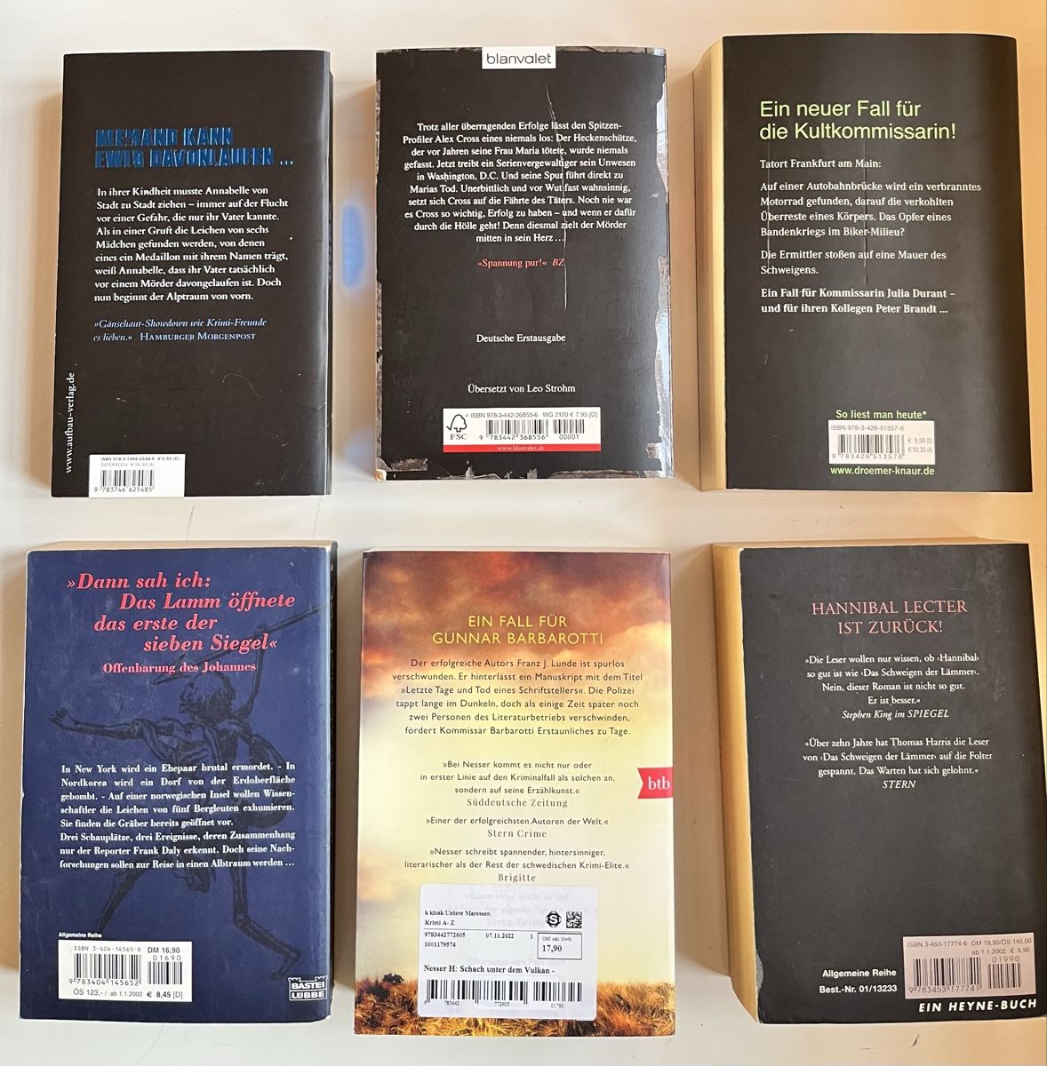 Libri: Bücherset- Krimis – Usato da Brienz BE venduto da wederno01 1