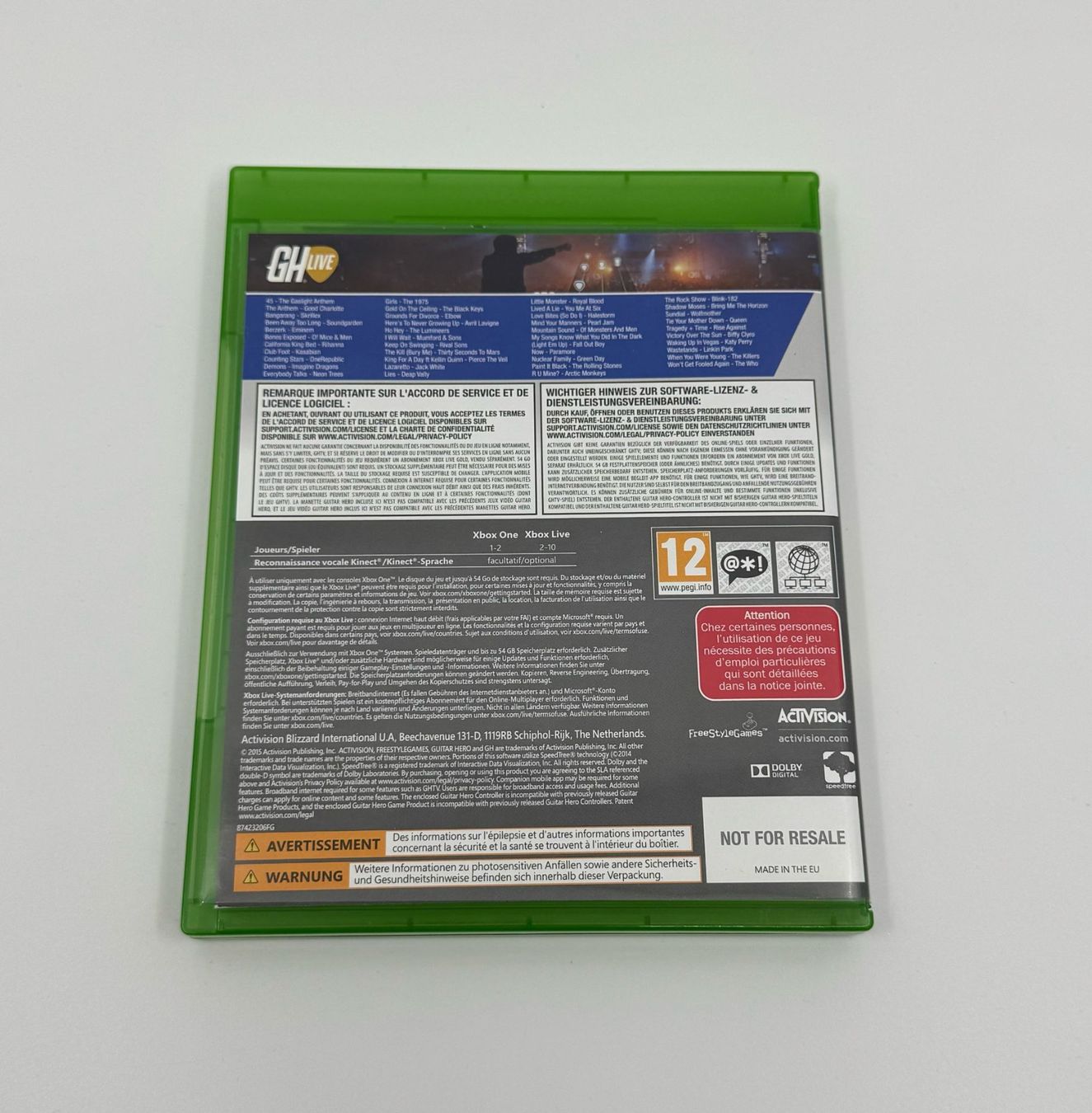 Giochi: Guitar Hero Live (XBOX ONE) – Usato da Herisau venduto da Seyashop1 2