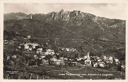 Tesserete (TI) Panorama con Almatro e Cagiallo