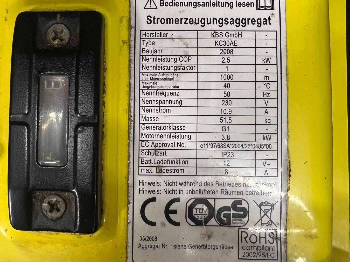 Stromgeneratoren: Generator Benzin mit Elektrostart – Gebraucht aus Waltalingen von sam092 8