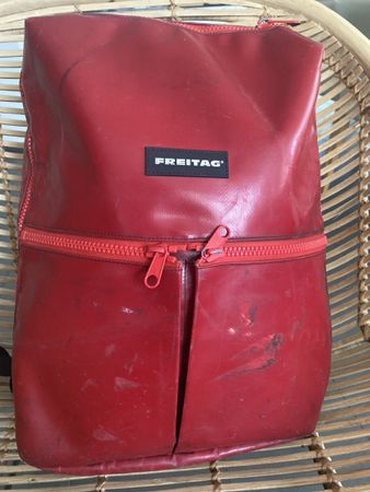 Freitag Rucksack Fringe rot
