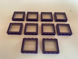 LEGO - 10 - VIOLETTE - EISENBAHN - FENSTER - HARRY - POTTER