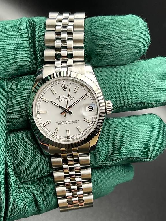 Rolex Orologi: Rolex Datejust 31 Ref.178274 Jubilee White Dial – Usato da Lugano venduto da luganotopwatches 7