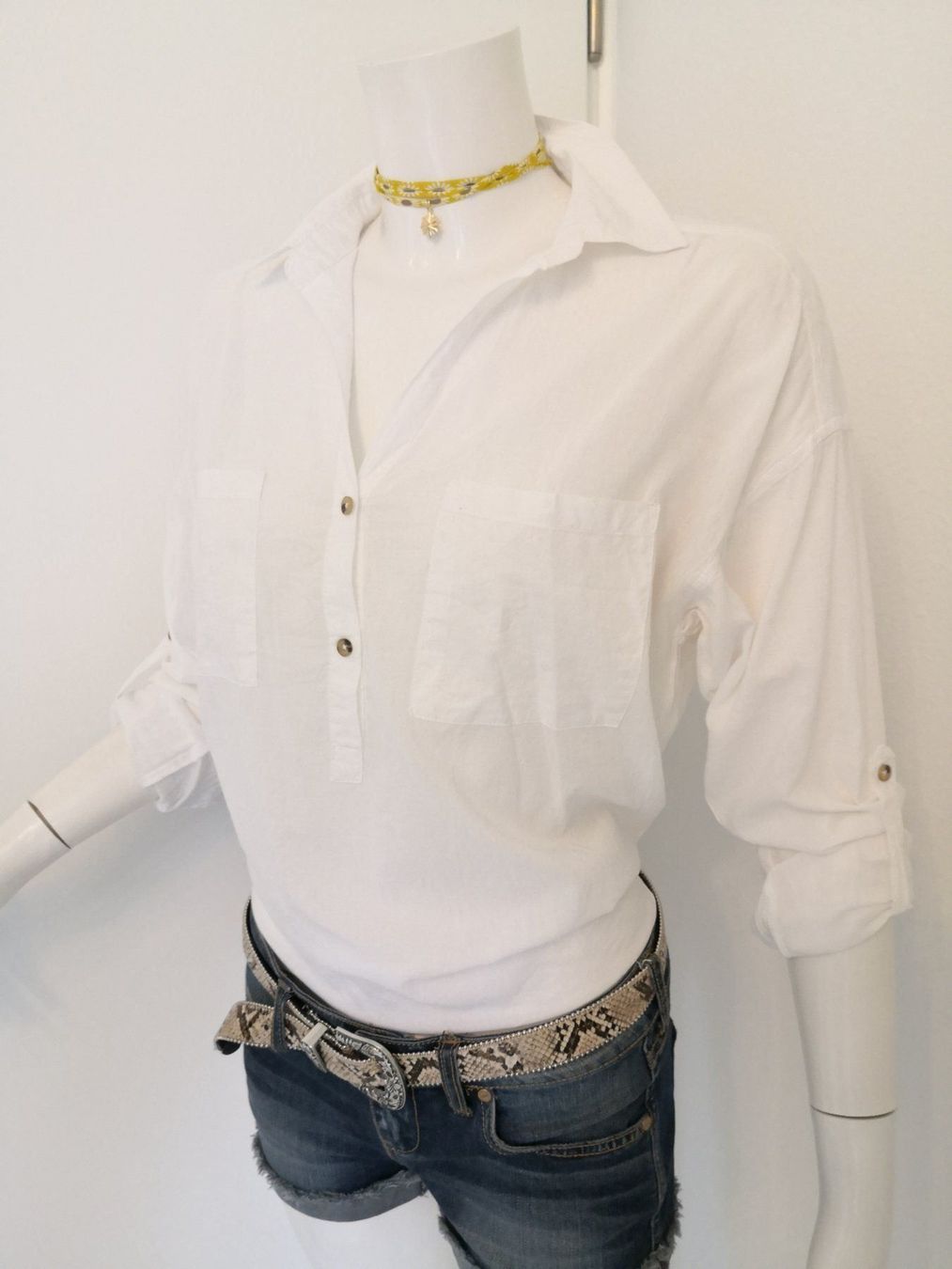 Mango Blusen: 🤩MANGO BAUMWOLL-BLUSE WEISS & D&G P. – Gebraucht aus Olten von Naja-Twins-Twins 5
