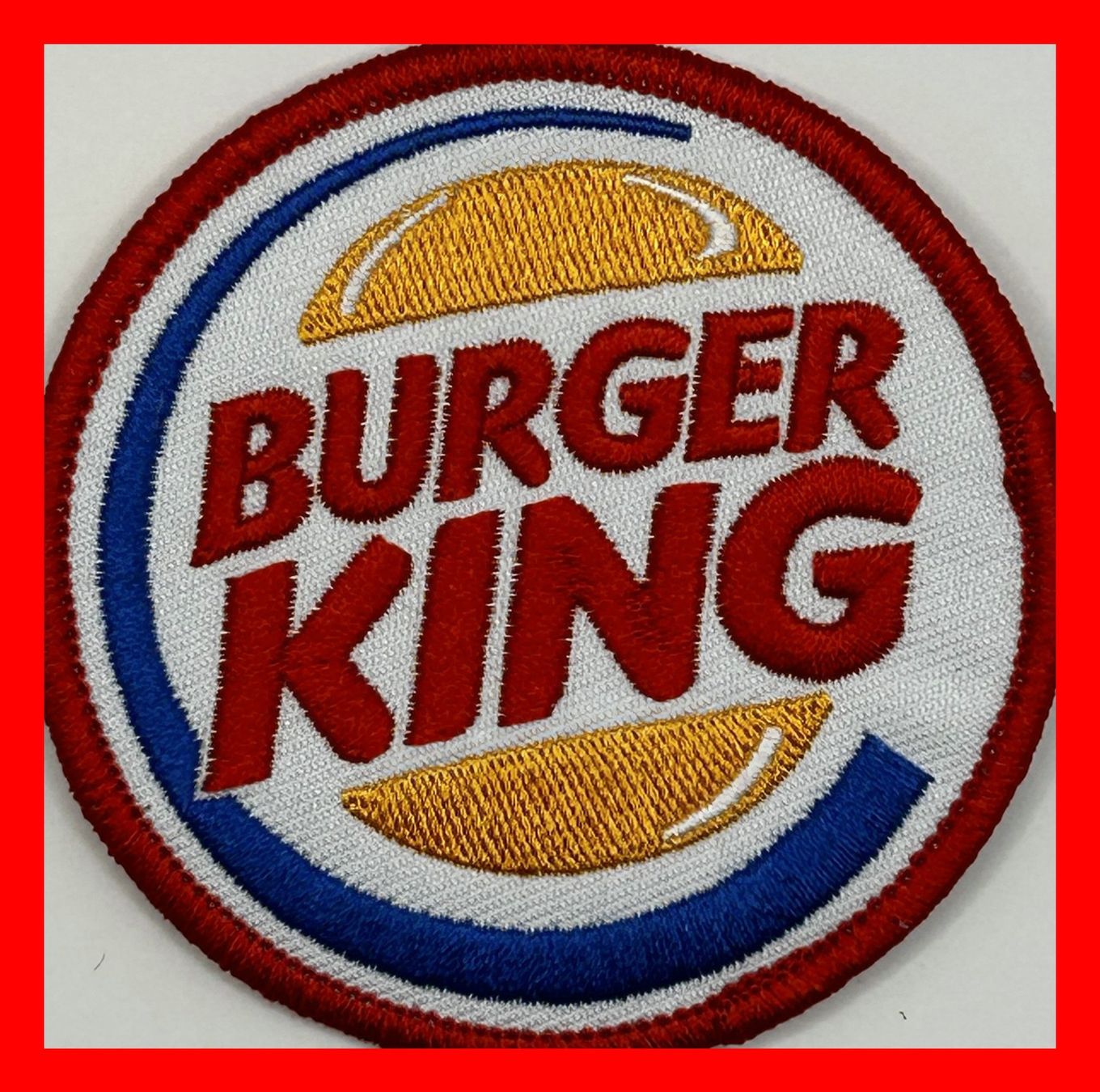 Toppe: Burger King Aufnäher Patch Hamburger Whopper Nuggets Pommes – Nuovo e nell'imballaggio originale da Dättlikon venduto da easythings