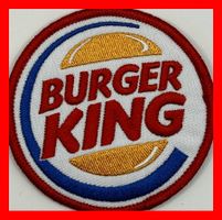 Burger King Aufnäher Patch Hamburger Whopper Nuggets Pommes