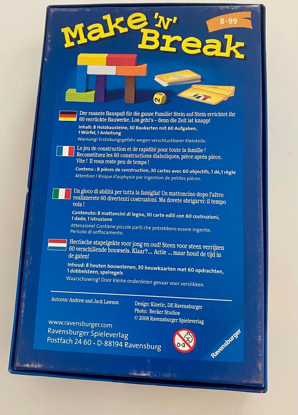Giochi: Make 'n' Break Spiel von Ravensburger - Top Zustand! – Usato da Krauchthal venduto da SamsPuce 1