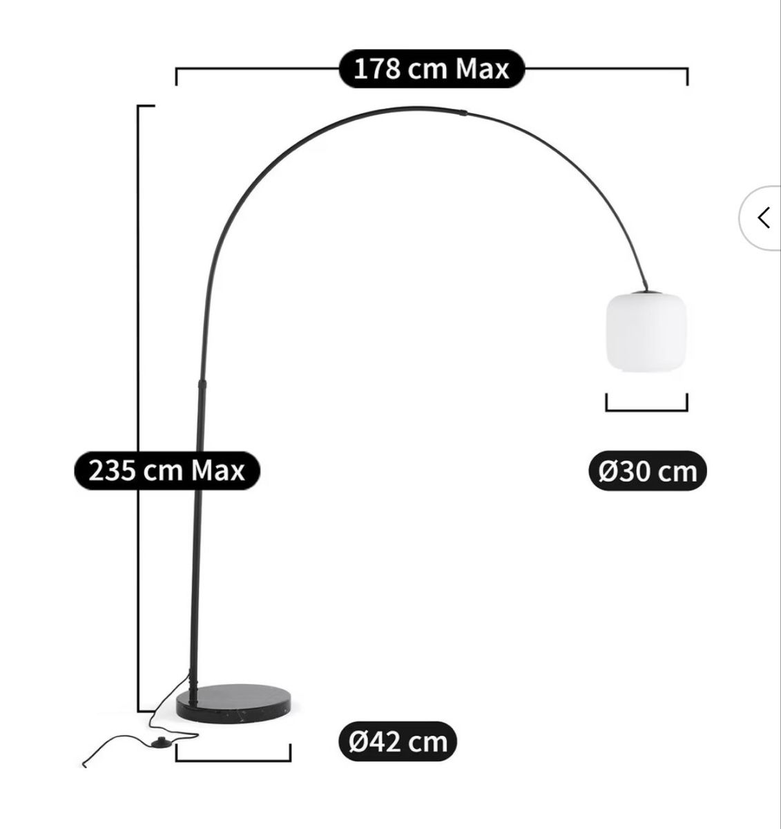Arc Floor Lamp - AM.PM Elita Modern Scandinavian Style (Gebraucht) in ...
