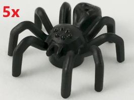 LEGO 29111 5x Black Spider with Elongated Abdomen