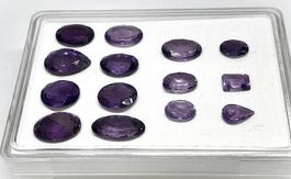 Lot 50.08 ct Améthystes Tailles diverses - Valeur 800.- Fr.