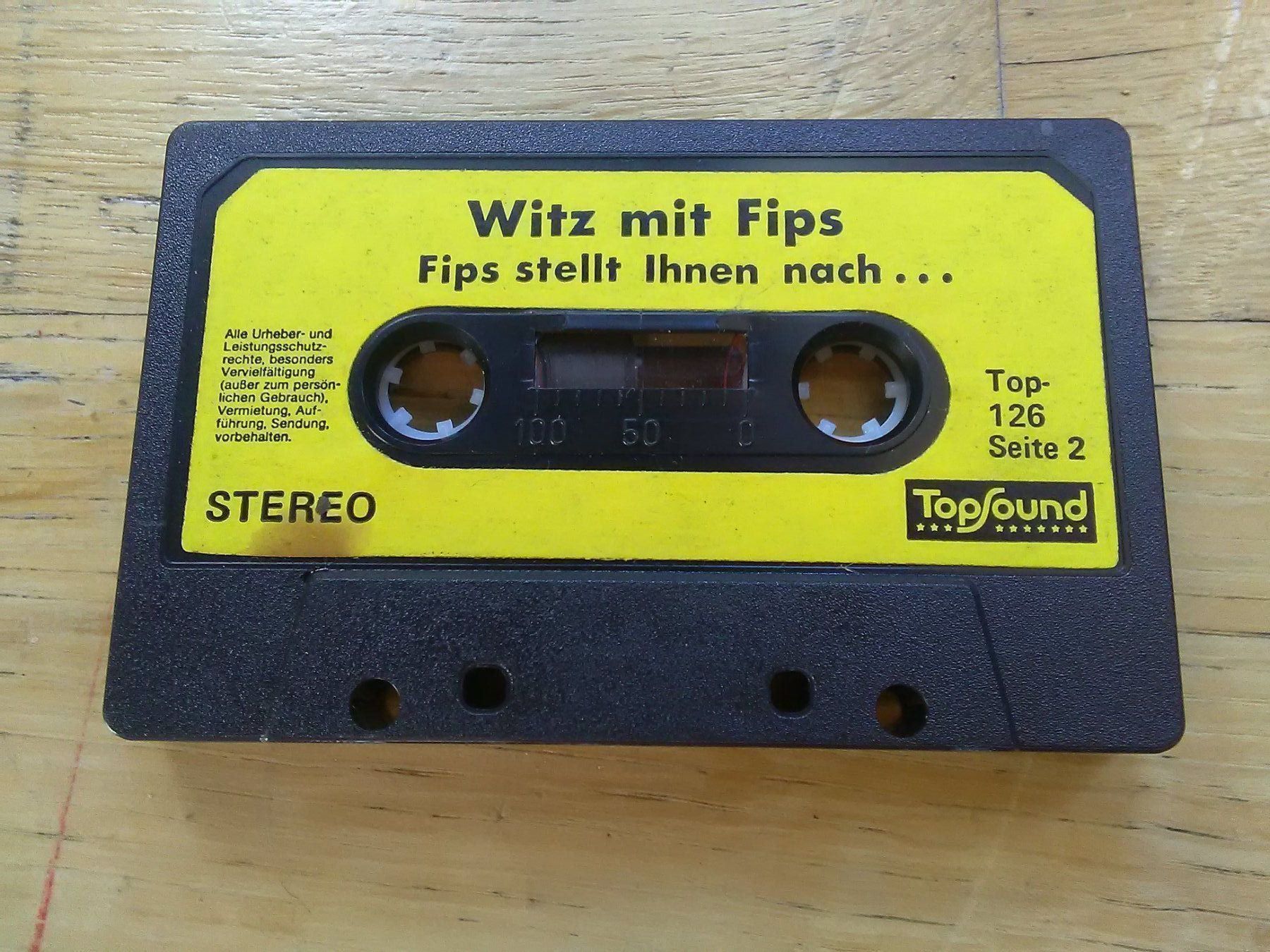 Musicassette: Witz mit Fips    (MC - >Top-126) – Usato da St.Galllen venduto da elkaphone 2