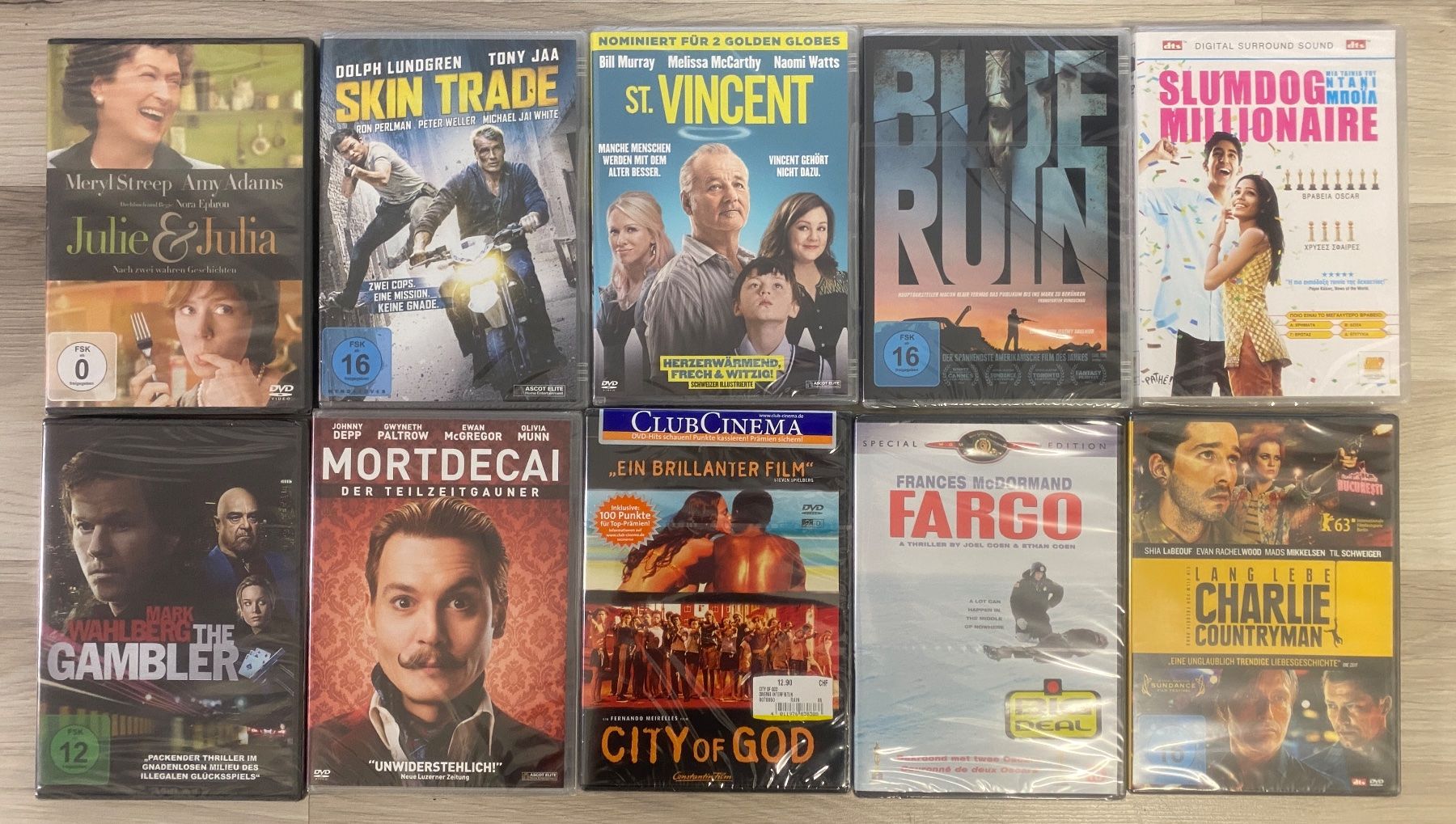 Tutti i DVDs: NEU, noch eingeschweisst - DVD-Sammlung: 10 Top-Filme!! – Nuovo e nell'imballaggio originale da Zürich venduto da Kloeschen78