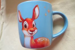 Tasse Disney Bambi hellblau mit Motiv