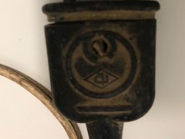 Alte  elektrischen  tragbare Lampe