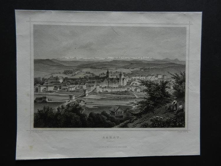Gravures: Aarau Stahlstich – D'occasion à Risch par Rischli15