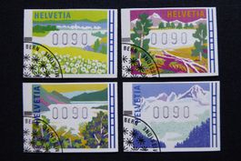 (S488) 1996: Automatenmarken Zst. Nr. 11 - 14 ETʘ
