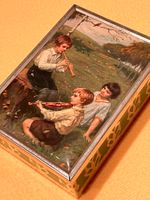 Alte Box Schachtel Metall Schatulle