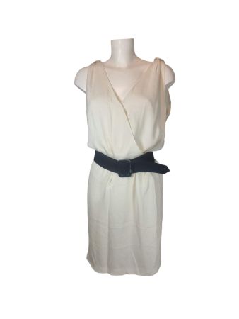 Alberta Ferretti Seidenkleid mit Wickeleffeckt