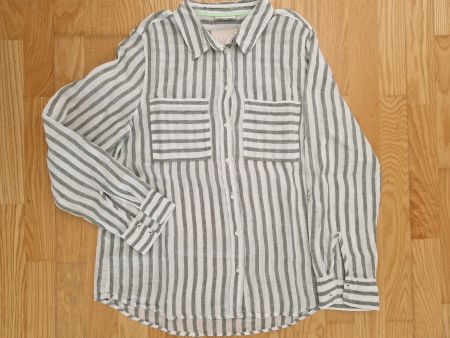 Street One Leinen Bluse, gestreift, Gr. 40, Top Zustand!