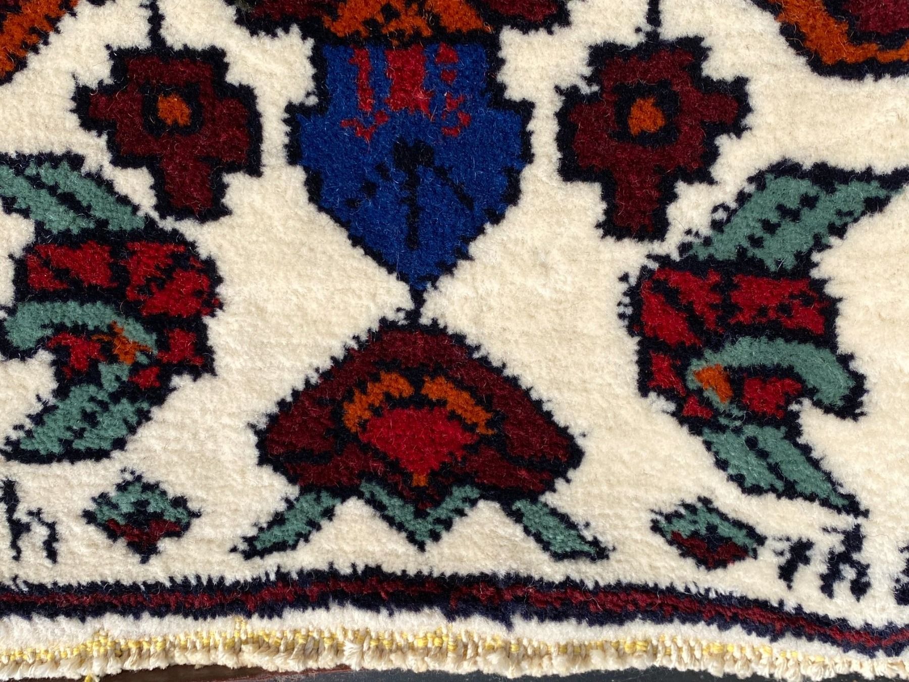 Tappeti: alter Hamadan Teppich 28x23cm mit Rahmen‪ – Usato da Vacallo venduto da cri_229f 9