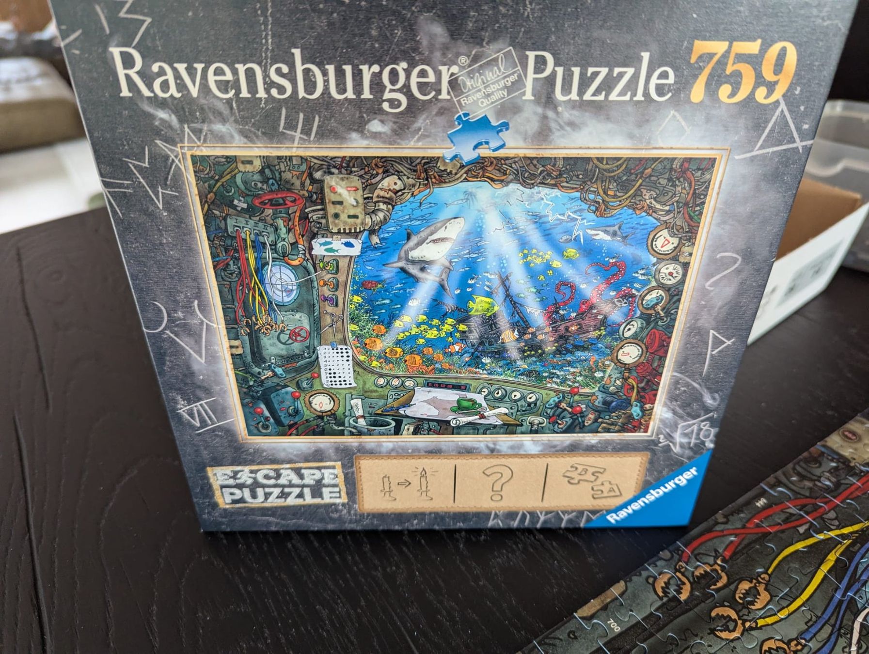 Ravensburger Puzzle: Ravensburger Escape Puzzle U-Boot - Couvert ungeöffnet! – Nuovo (secondo la descrizione) da Maseltrangen venduto da Simbi73