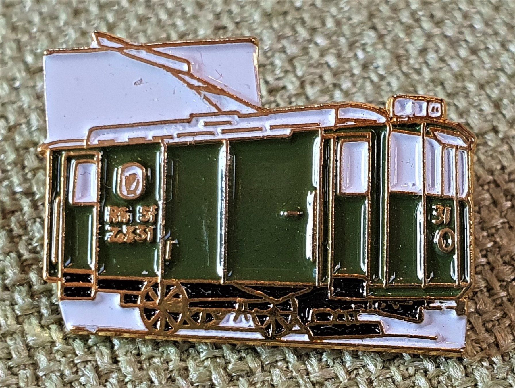 Placchette & Badge: C293  Pin Tram Bahn Arbeiter Zug Schweiz – Usato da Reinach BL venduto da Boston-Verkauf