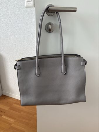 Sac à main shopper gris
