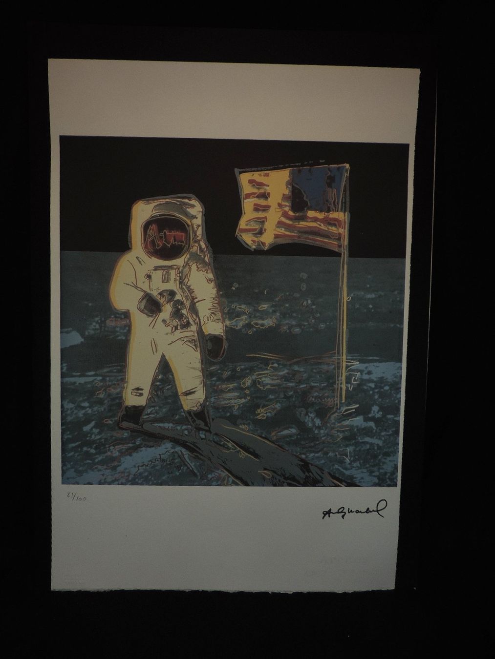 Grafiken & Lithographien: Andy Warho Litho, Moonwalk – Neu und originalverpackt aus Duggingen von roterbambus