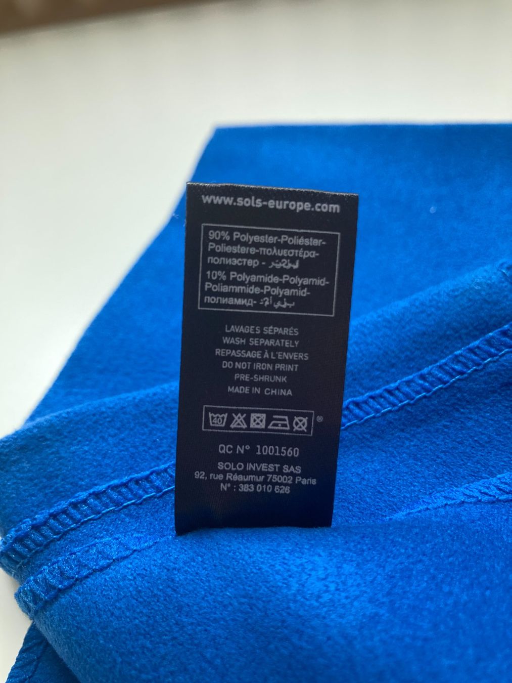 Serviettes: Serviette de sport bleue 90% Polyester 10% Polyamide – Neuf (Voir description) à Biel/Bienne par almercaa 1