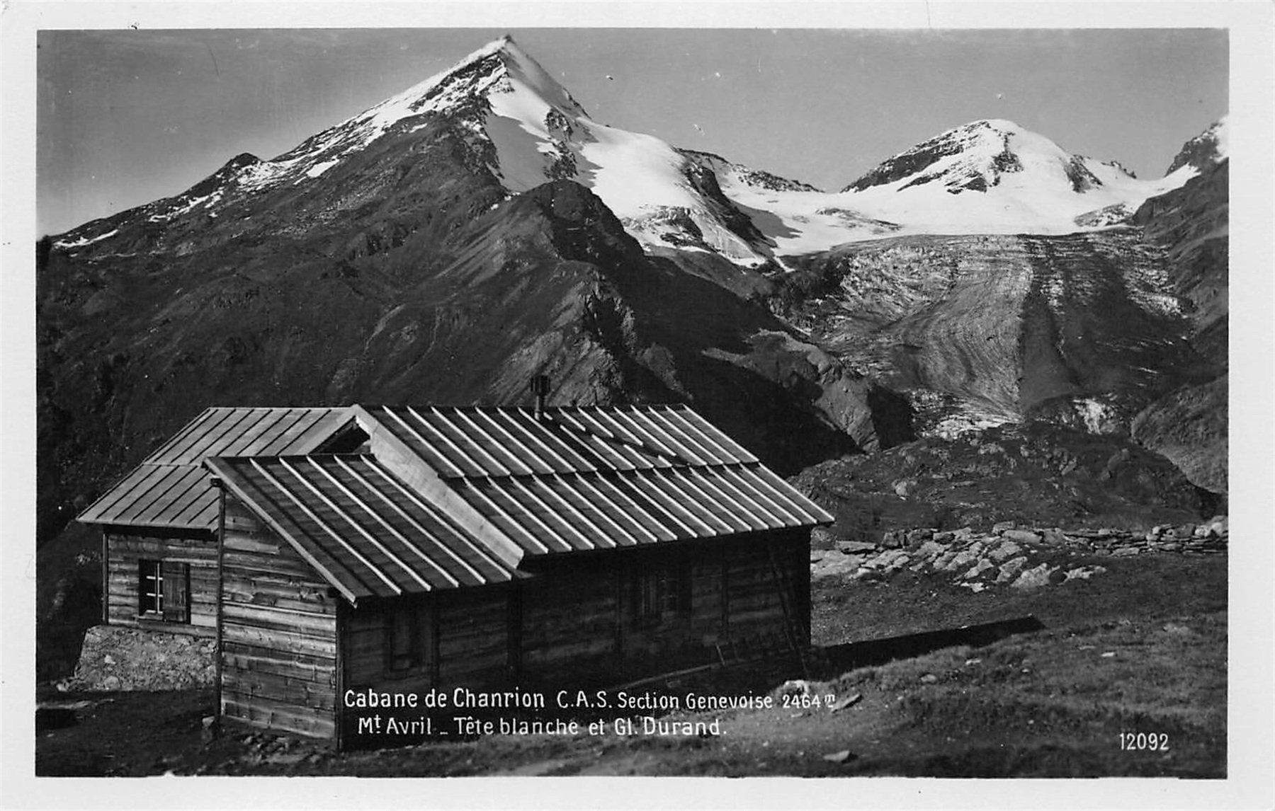Cartoline postali: Bagnes, Cabane de Chanrion – Usato da Ottikon b.Kemptth. venduto da Neptun1974