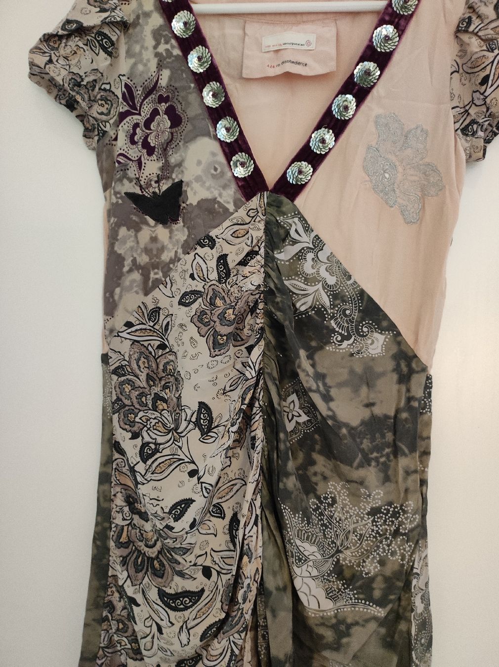 Vestiti: Odd Molly Seidenkleid Pailleten Boho – Usato da Stäfa venduto da modeflash 1