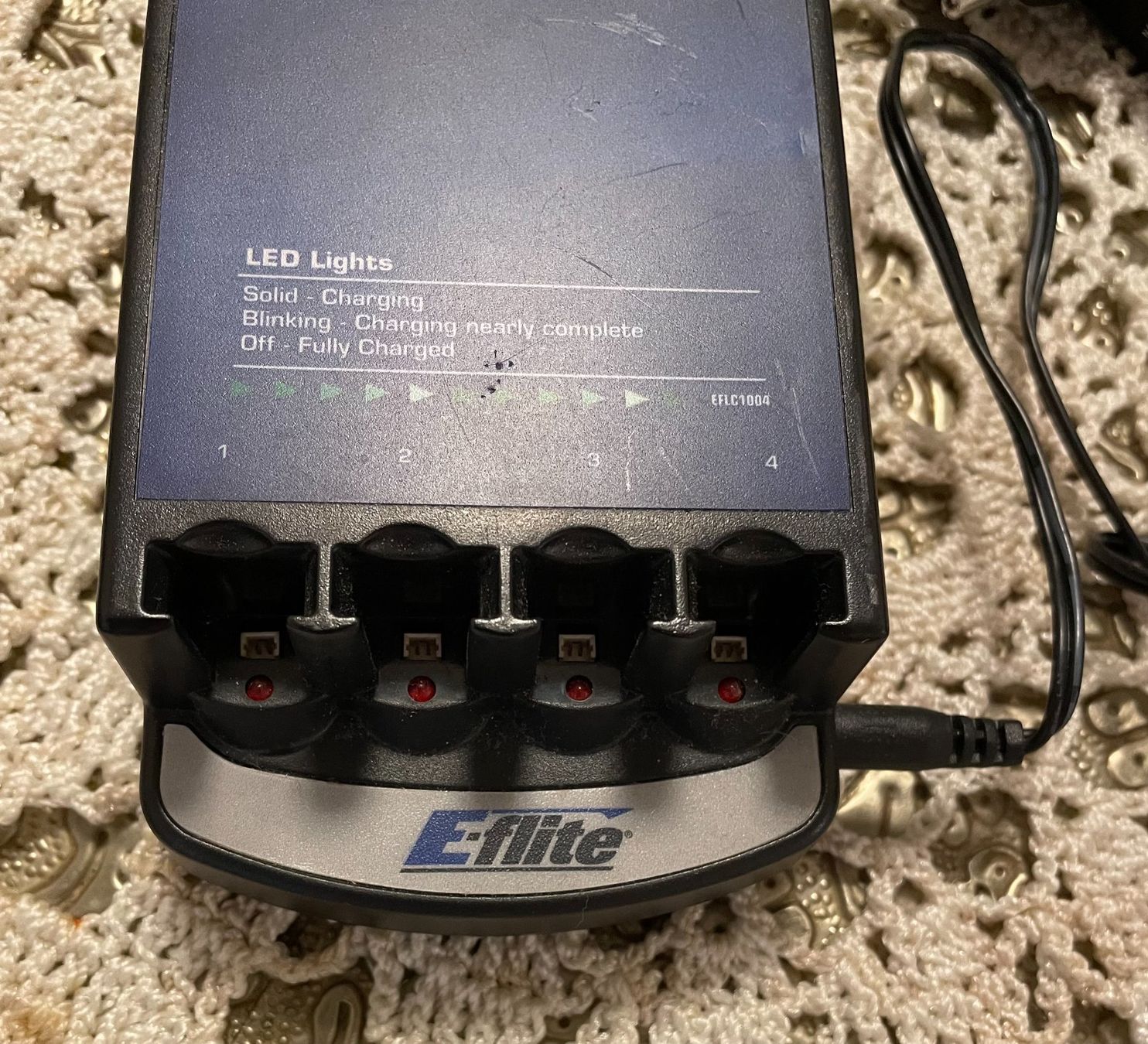 E-Flite Akkus, Ladegeräte & Netzgeräte: E-flite 4-fach Ladegerät – Gebraucht aus Winterthur von Mustangp51 1