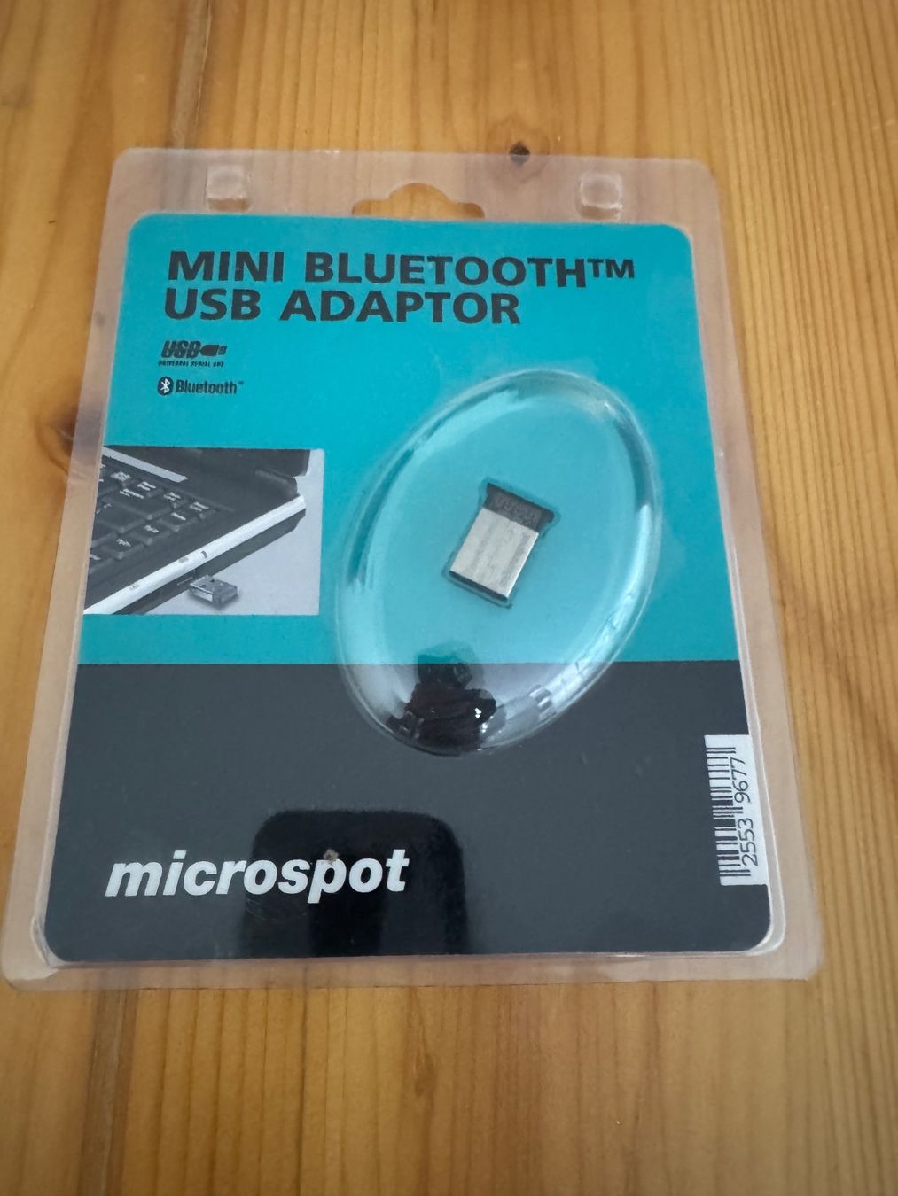 Microspot Laufwerke & Adapter: Bluetooth USB Adapter für PC/Laptop ohne Bluetooth, neu – Gebraucht aus Arisdorf von imbeck