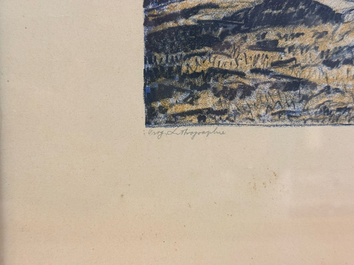 Arts picturaux & lithographies: Alfred Glaus - Blick auf Thunersee – D'occasion à Solothurn par NUVICO 3