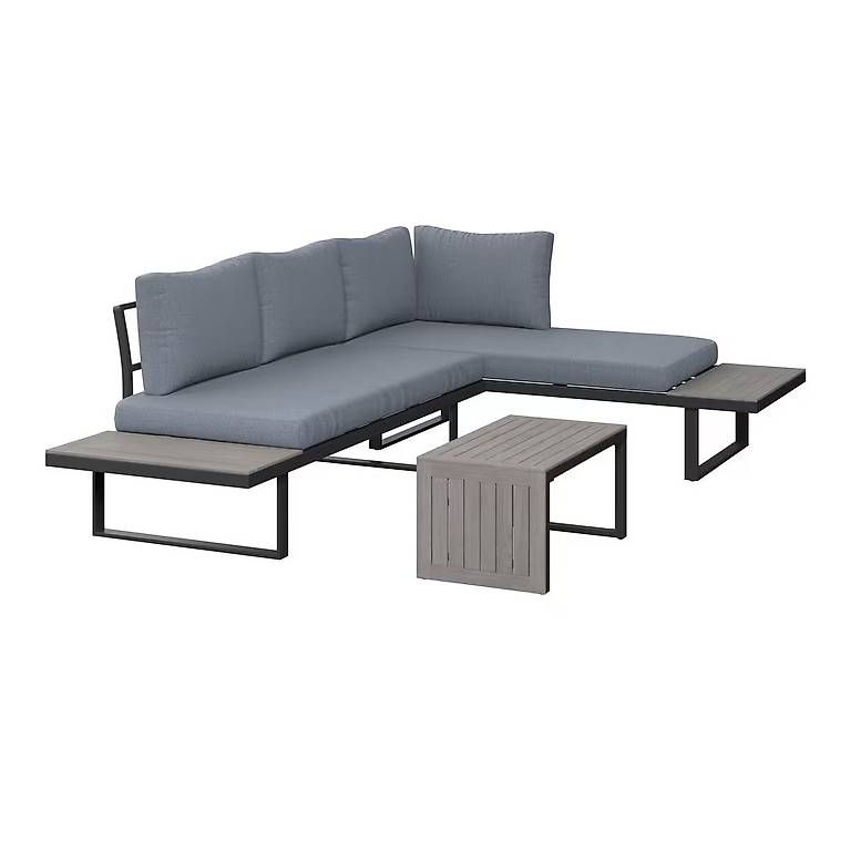 Set de table et chaises: LOUNGEGARNITUR 182/252 cm Aluminium – D'occasion à Einsiedeln par martin92 3
