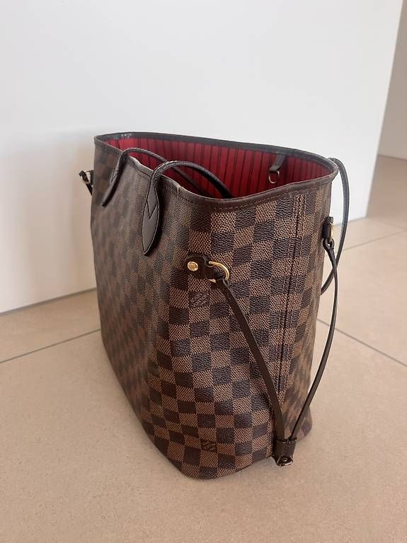 Taschen für Damen: Louis Vuitton Neverfull MM Damier Ebene – Gebraucht aus Schaffhausen von Sm.sh 1